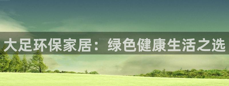 杏耀平台登陆测速：大足环保家居：绿色健康生活之选