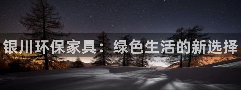 杏耀平台待遇：银川环保家具：绿色生活的新选择