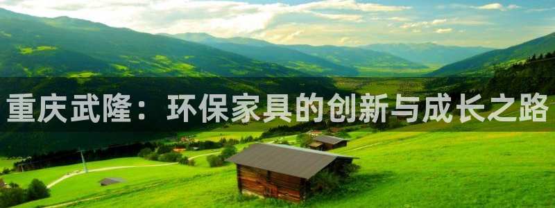 杏耀平台指定：重庆武隆：环保家具的创新与成长之路